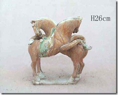 Tang Sancai Art – Two Horses Having Fun Rather Than Fighting